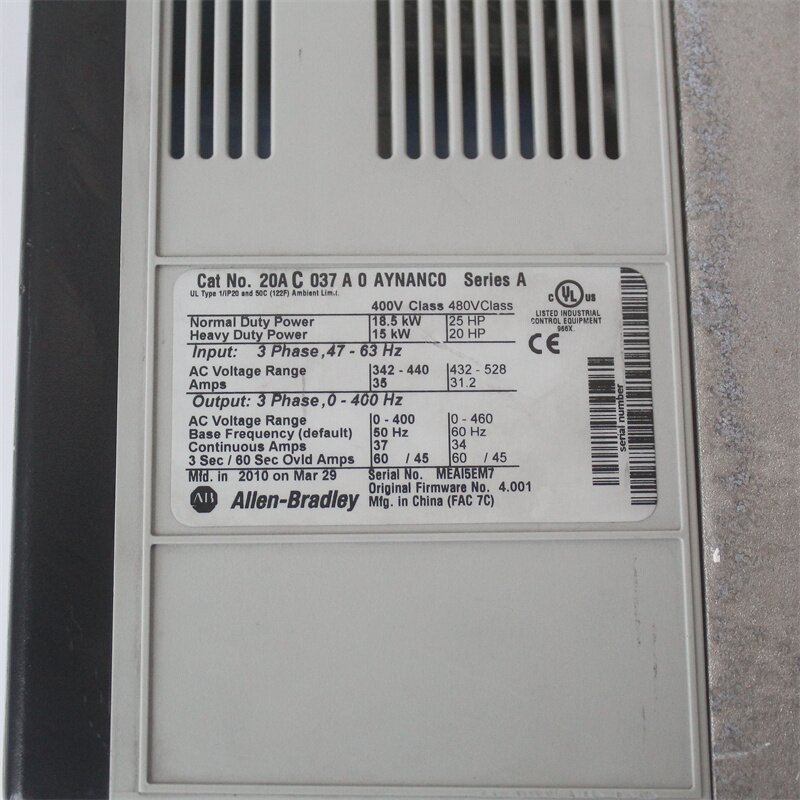 Allen-Bradley 20AC037A0AYNANC0