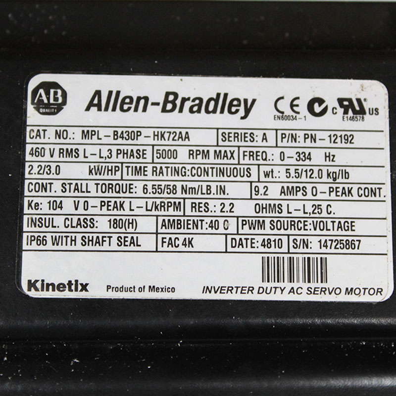 Allen-BradleyMPL-B430P-HK72AA