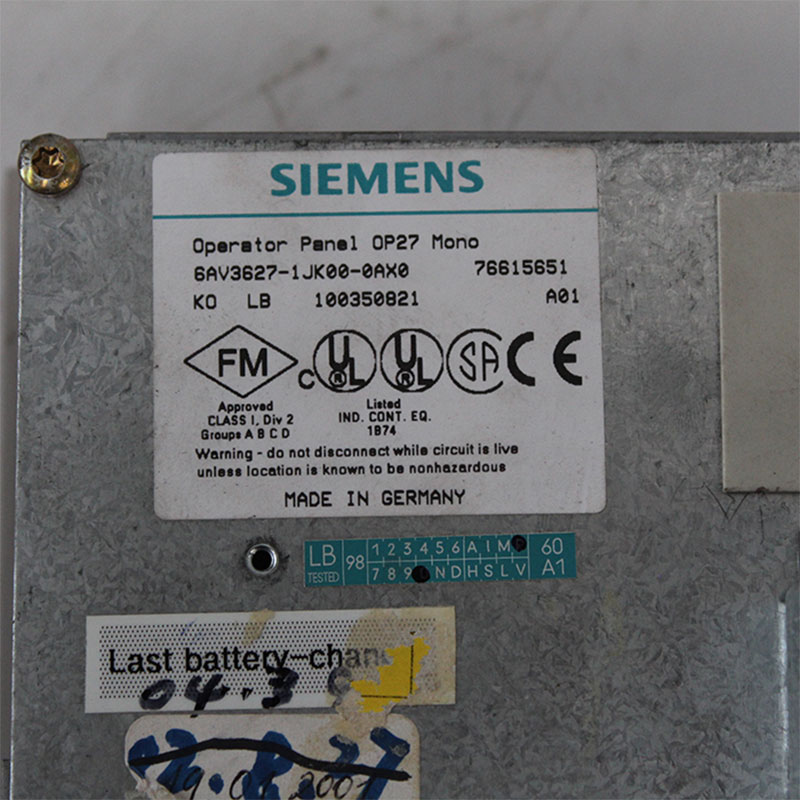 SIEMENS 6AV3627-1JK00-0AX0