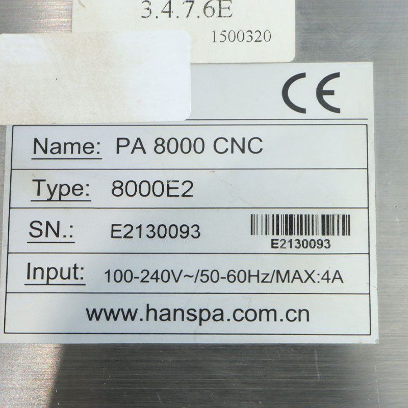   PA 8000 CNC   8000E2